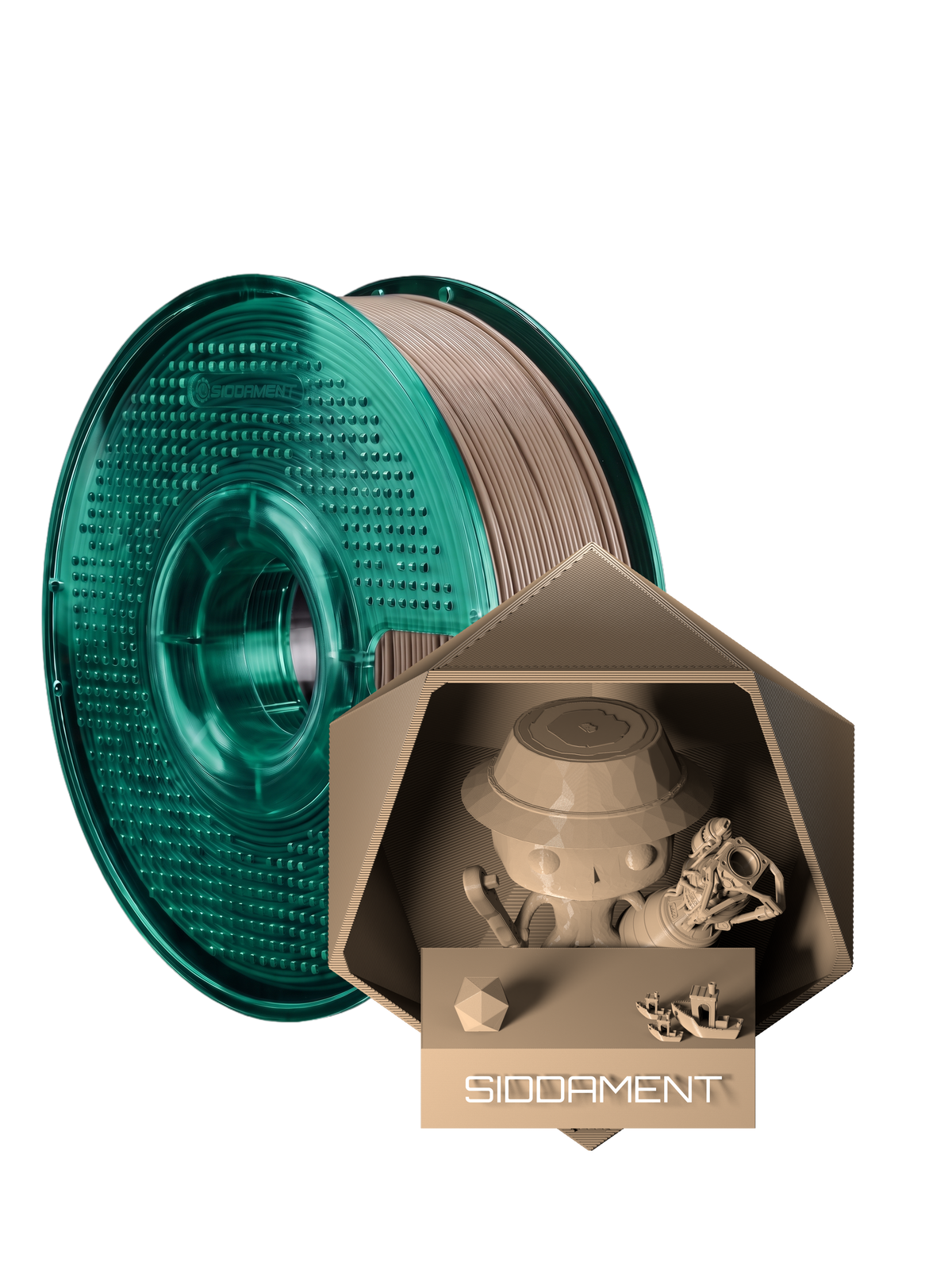 Beige ASA V2 1.75mm 1kg filament