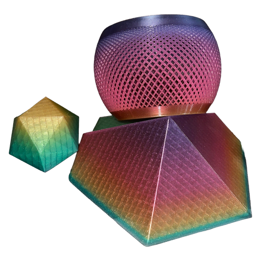 Crystal sparkle rainbow PLA