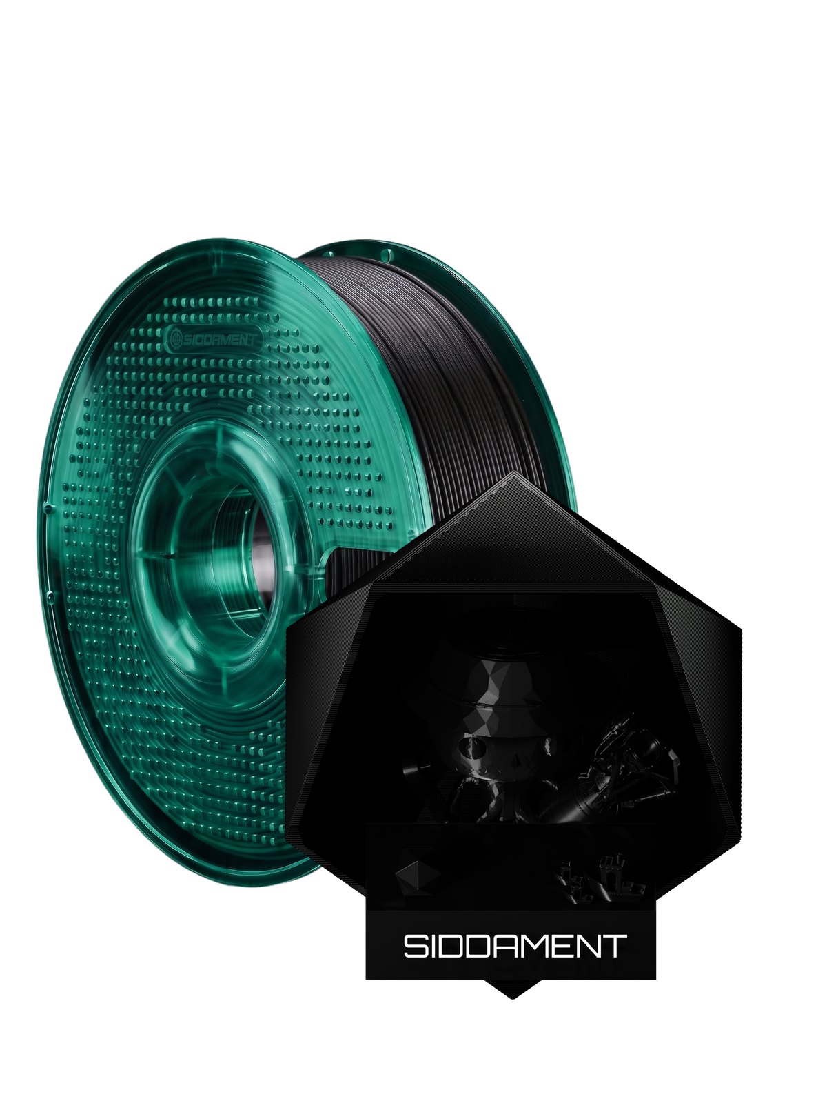 Black ASA V2 1.75mm 1kg filament
