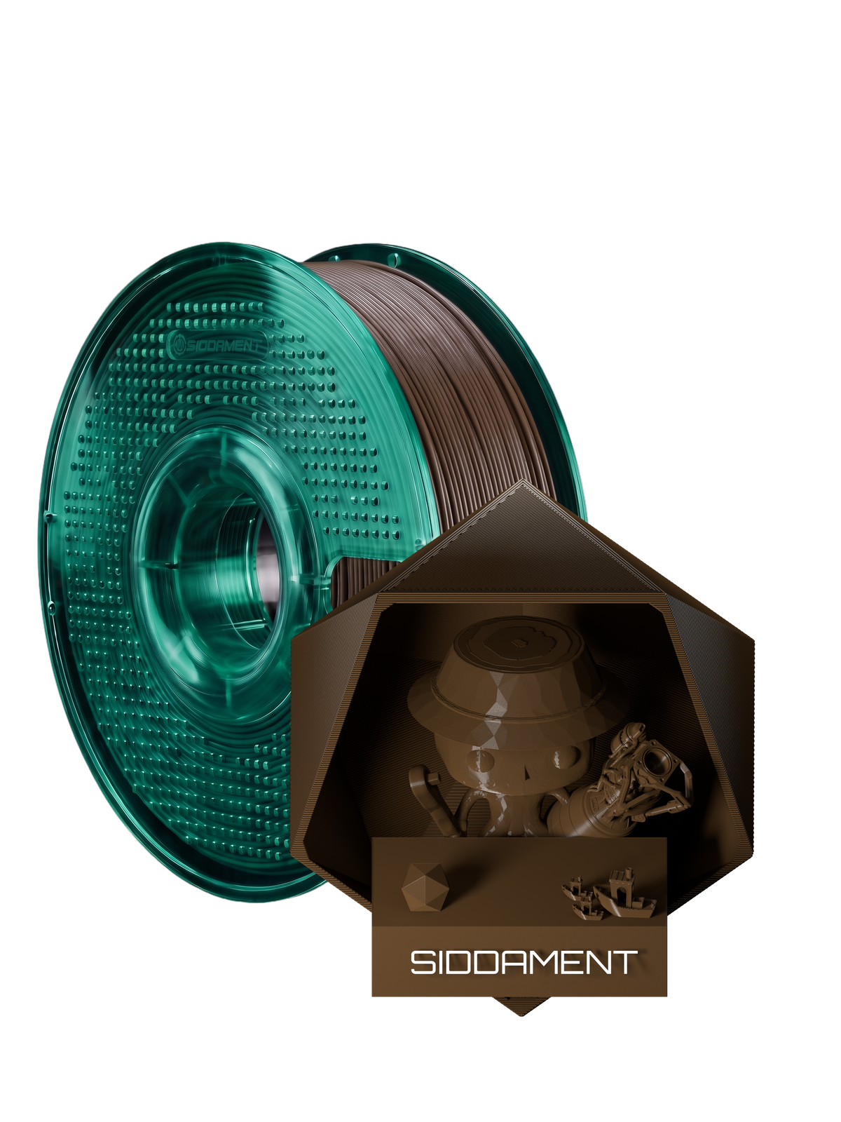 Brown ASA V2 1.75mm 1kg filament