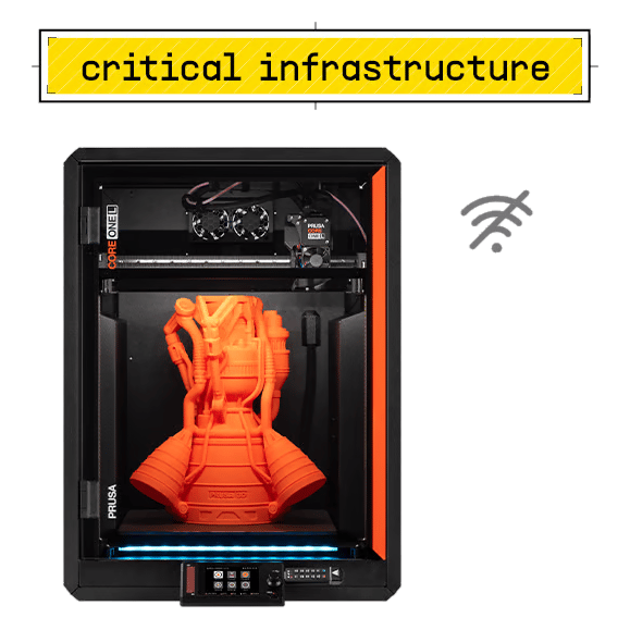 Prusa CORE One L Critical Infrastructure Edition