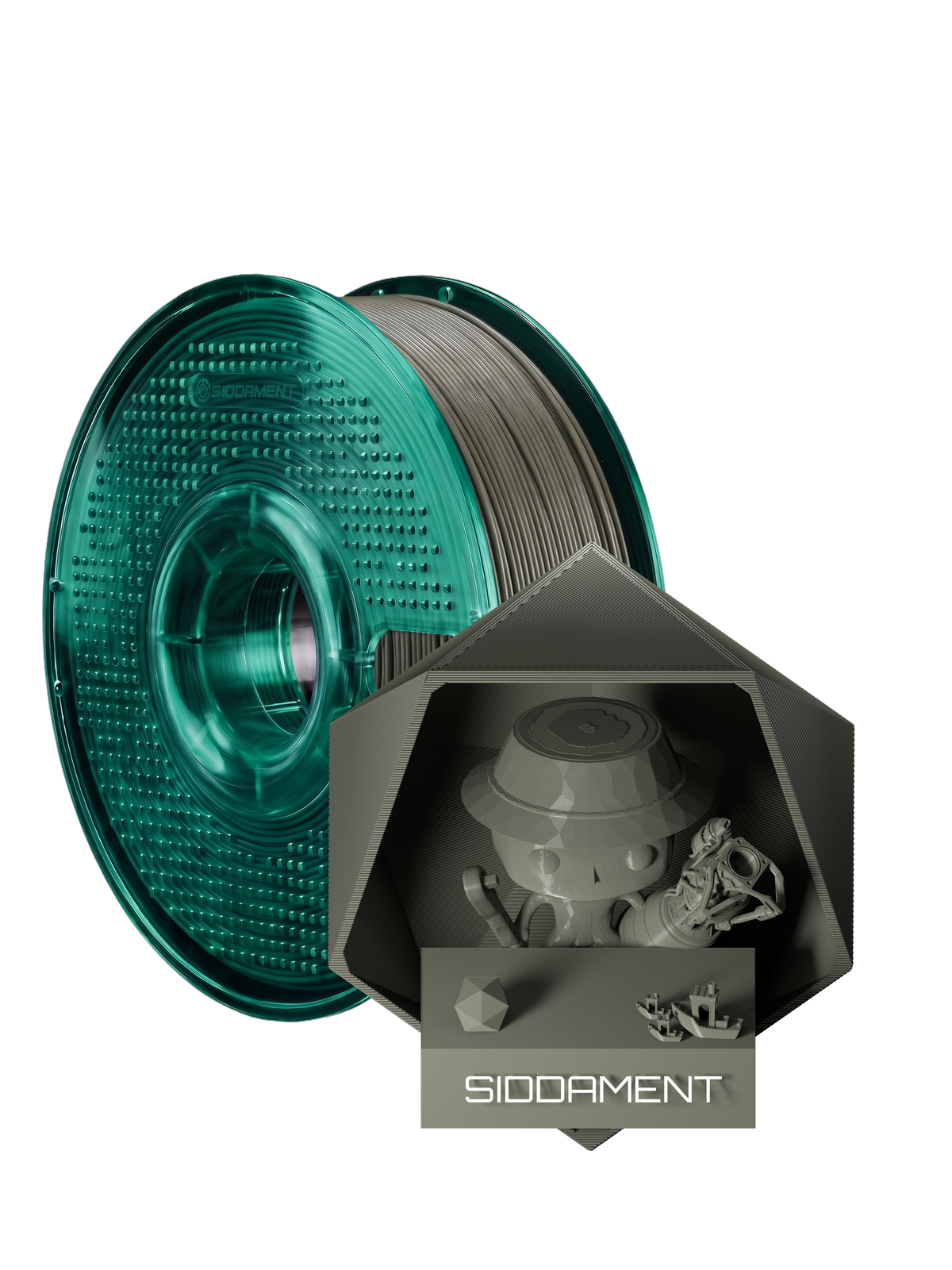 Dark Grey ASA V2 1.75mm 1kg filament