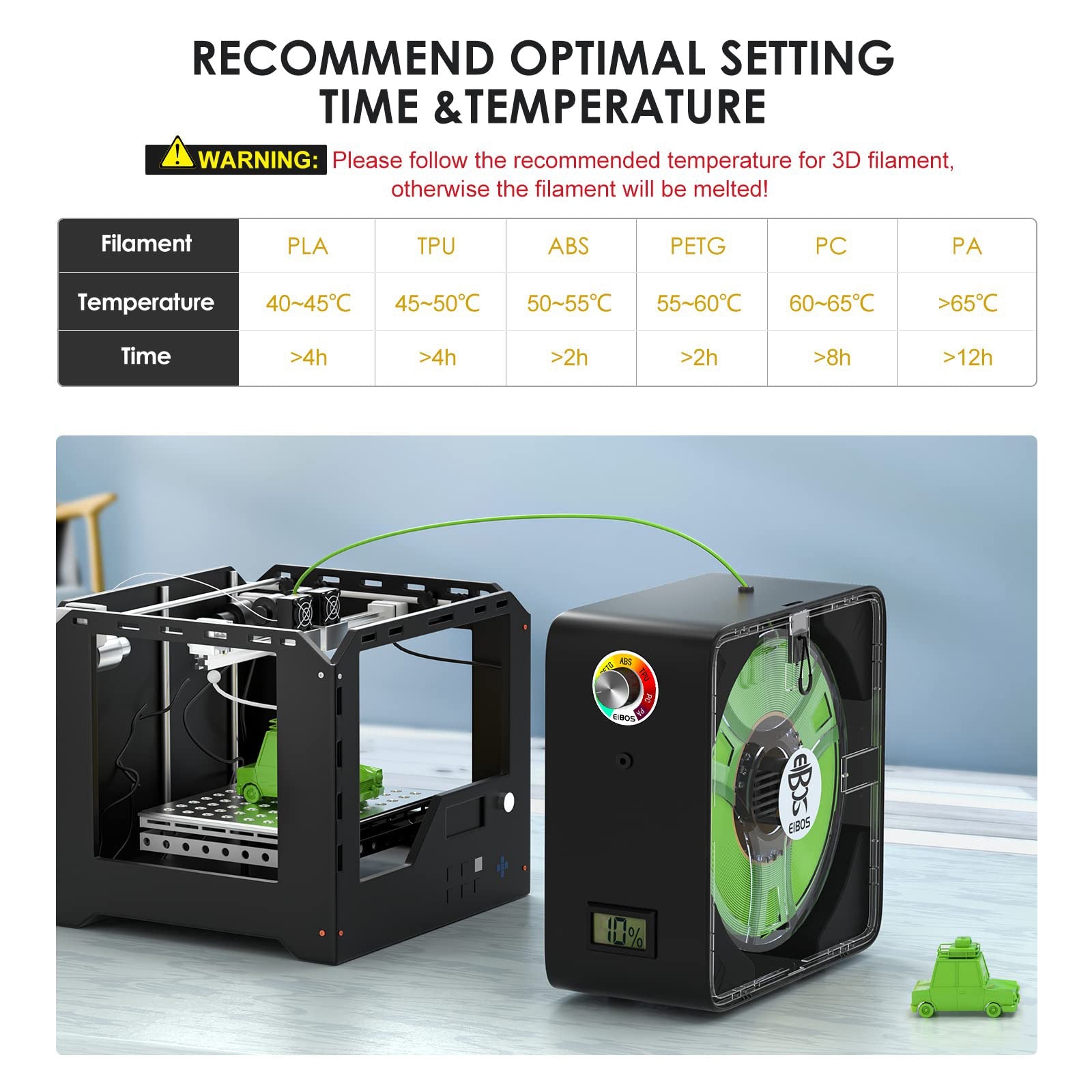 EIBOS Series X Easdry Filament Dryer