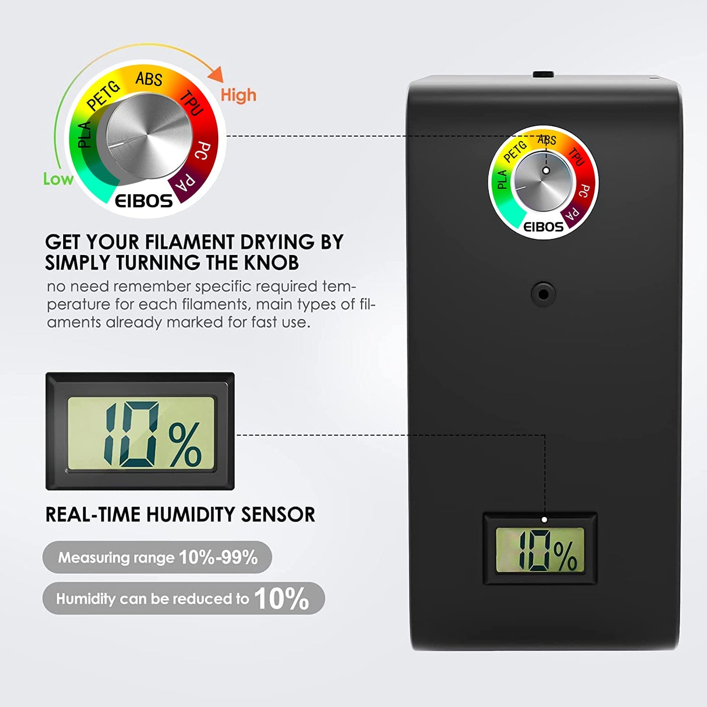 EIBOS Series X Easdry Filament Dryer