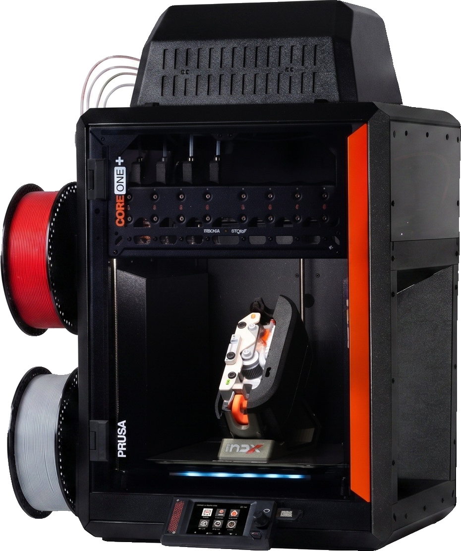 Prusa INDX (transparent, tight crop)