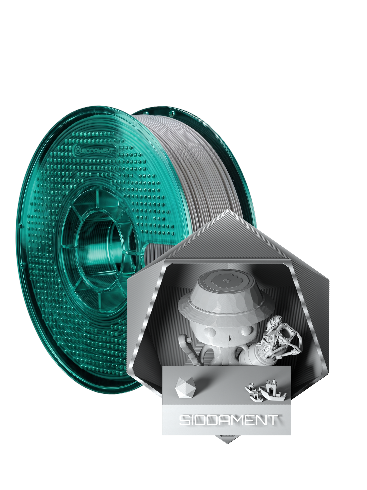 Light Grey ASA V2 1.75mm 1kg filament