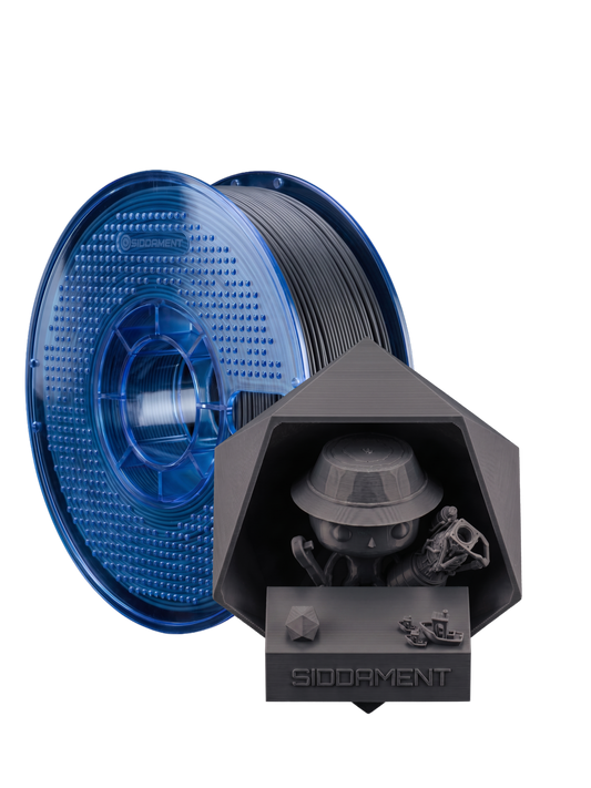Matte Burnt Grey PETG V2 spool with 3D printed parts