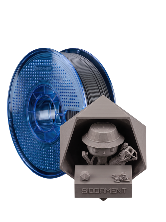 Matte Cement PETG V2 spool with 3D printed parts