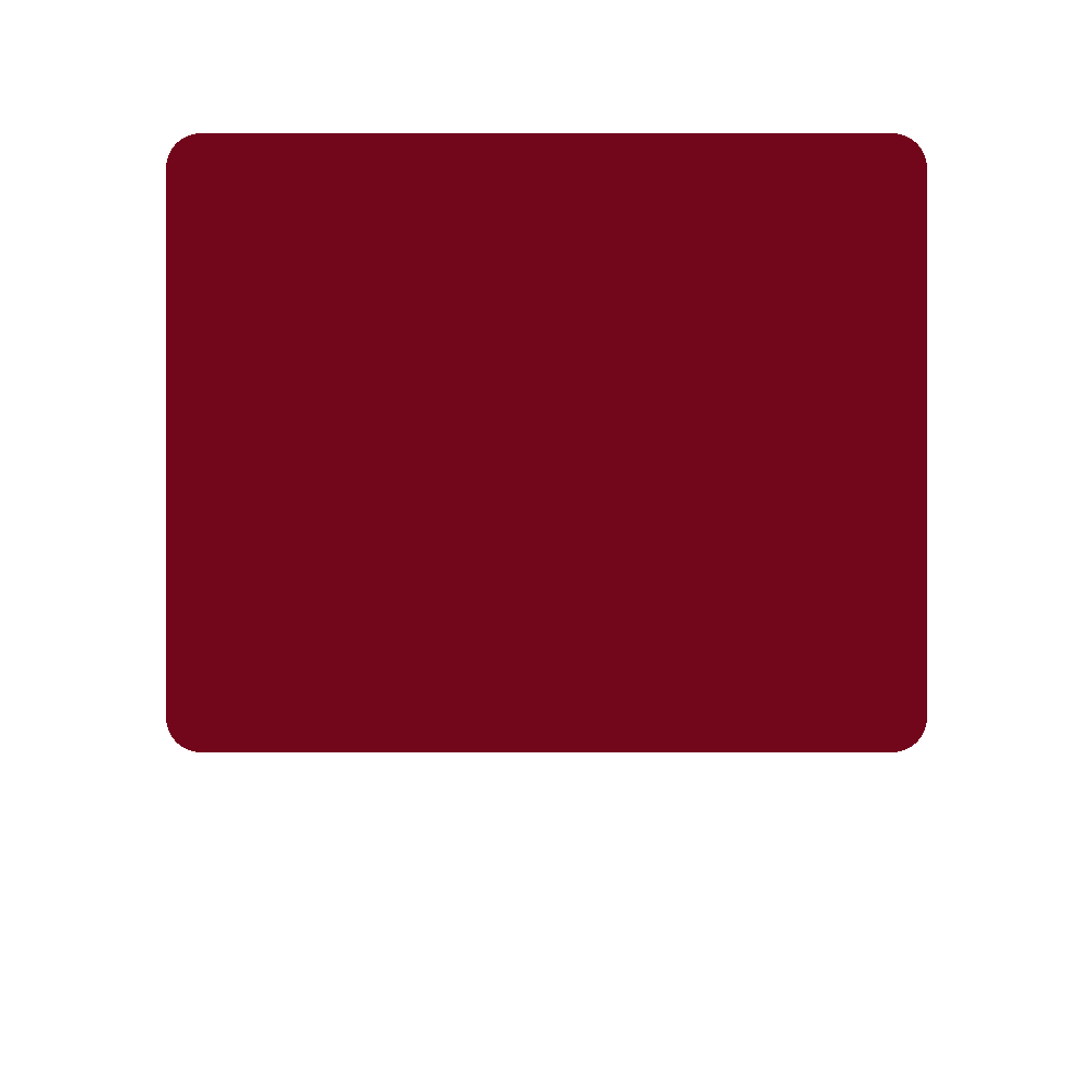 Chelsea Red colour swatch, Kexcelled code 7.069, hex #72071C