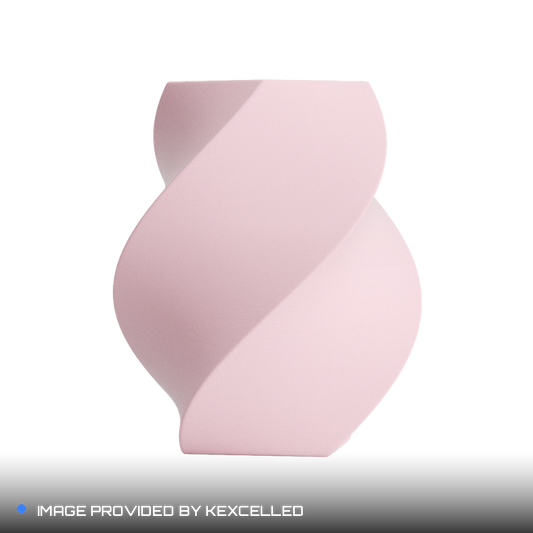 Matte Coral Pink PLA V4 printed sample, image provided by Kexcelled