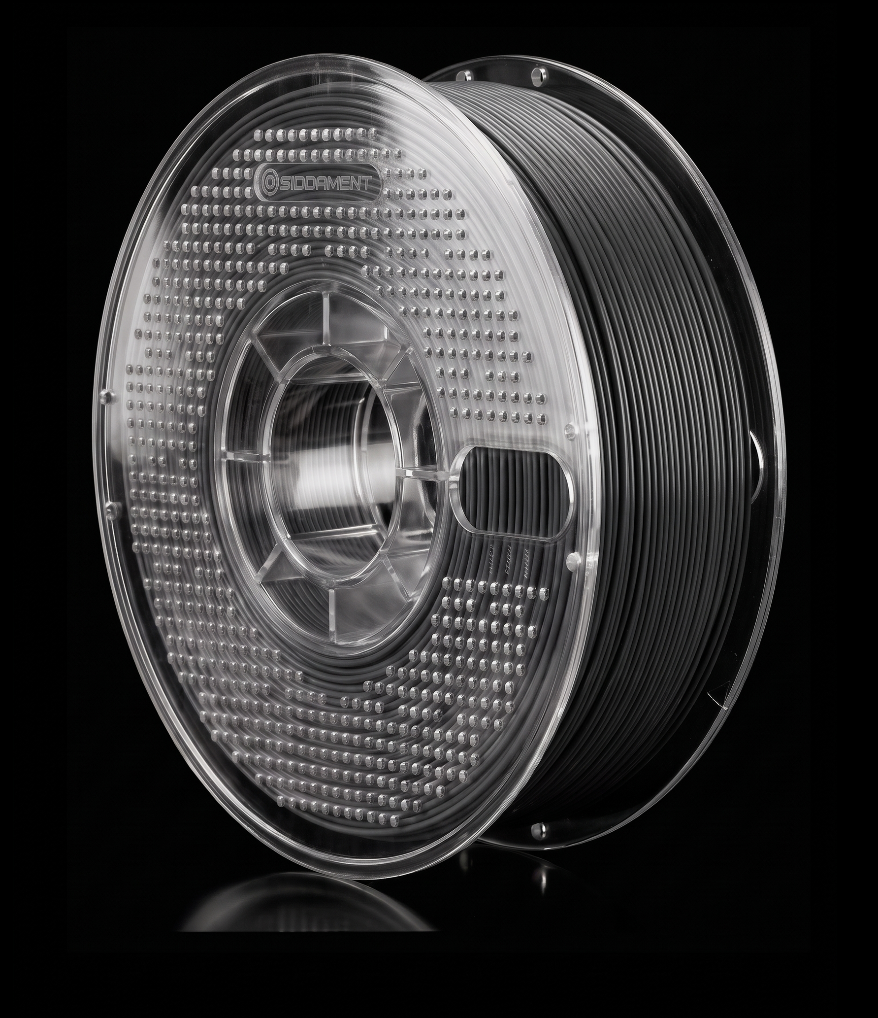 Matte Graphite ASA V2 1.75mm 1kg filament spool