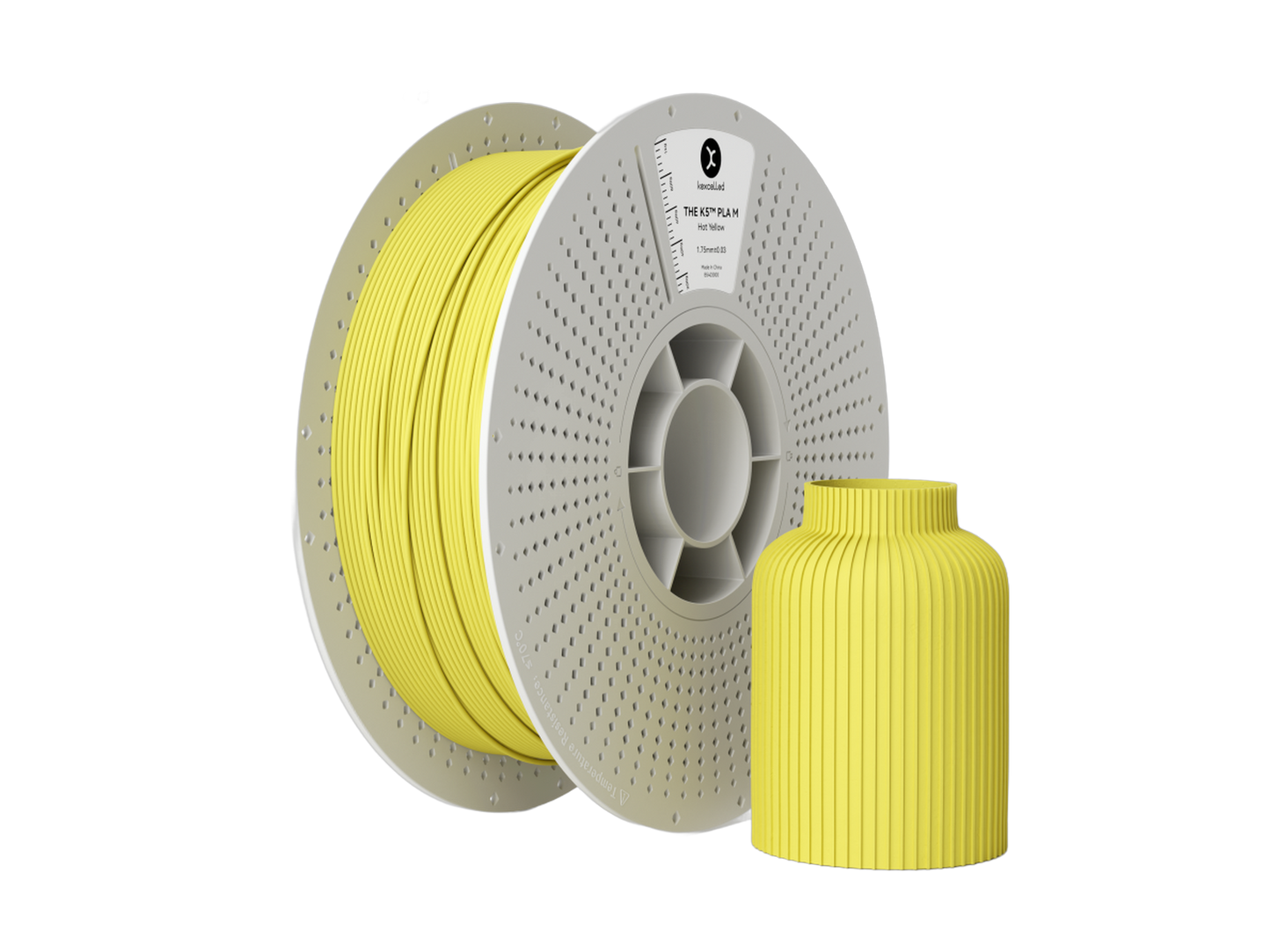 Matte Hot Yellow PLA V4