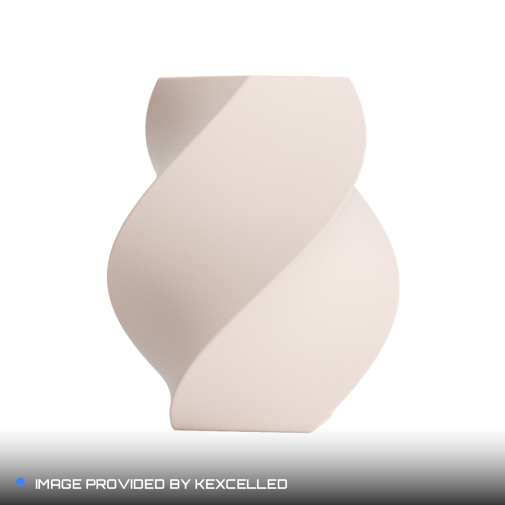 Matte Light Skin PLA V4 printed sample, image provided by Kexcelled