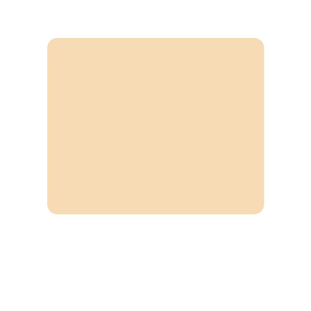 Light Wood colour swatch, Kexcelled code 7.080, hex #F7DBB5