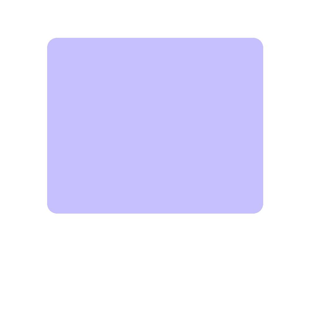 Lilac Purple colour swatch, Kexcelled code 9.074, hex #C6C0FF