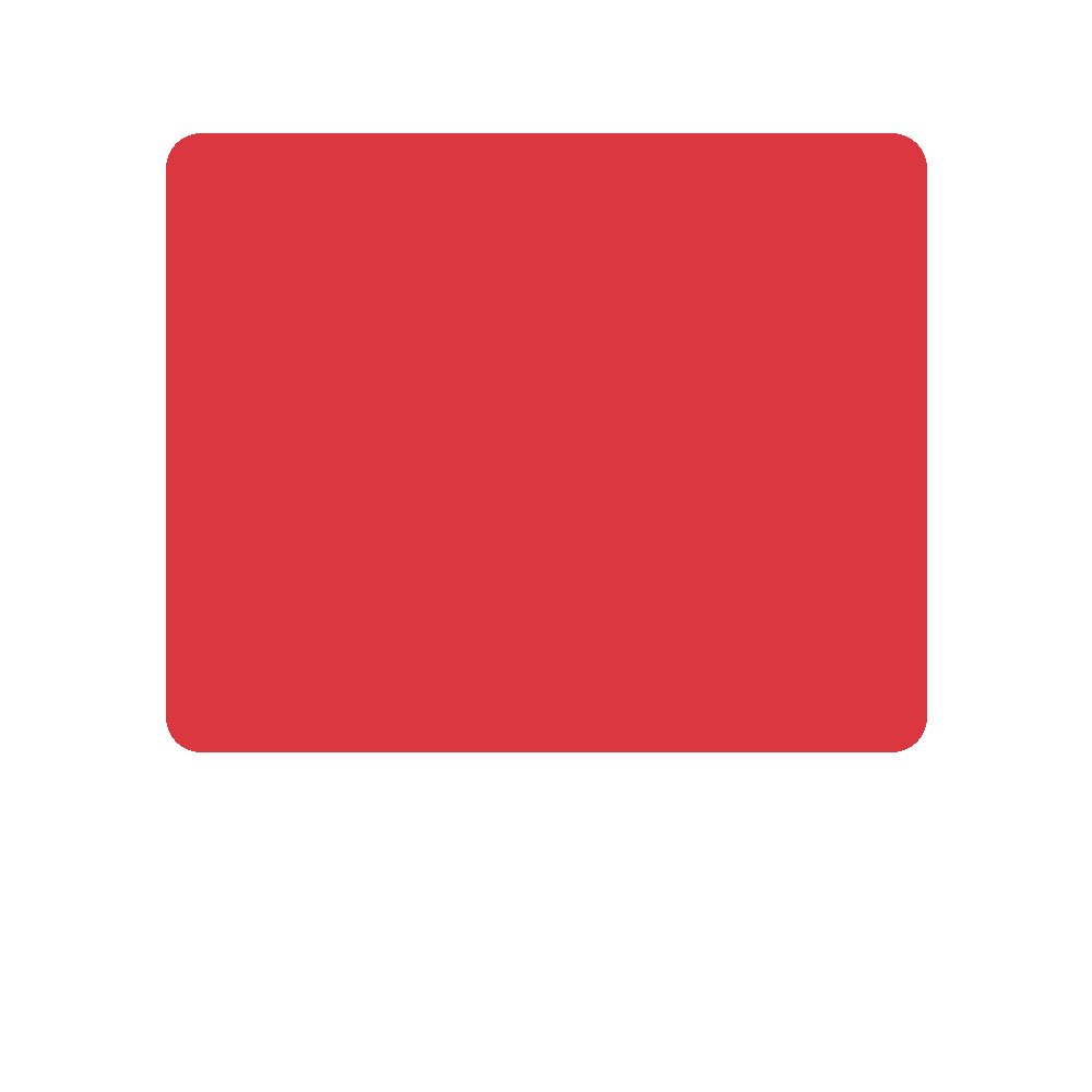 Maple Red colour swatch, Kexcelled code 9.076, hex #DB3740