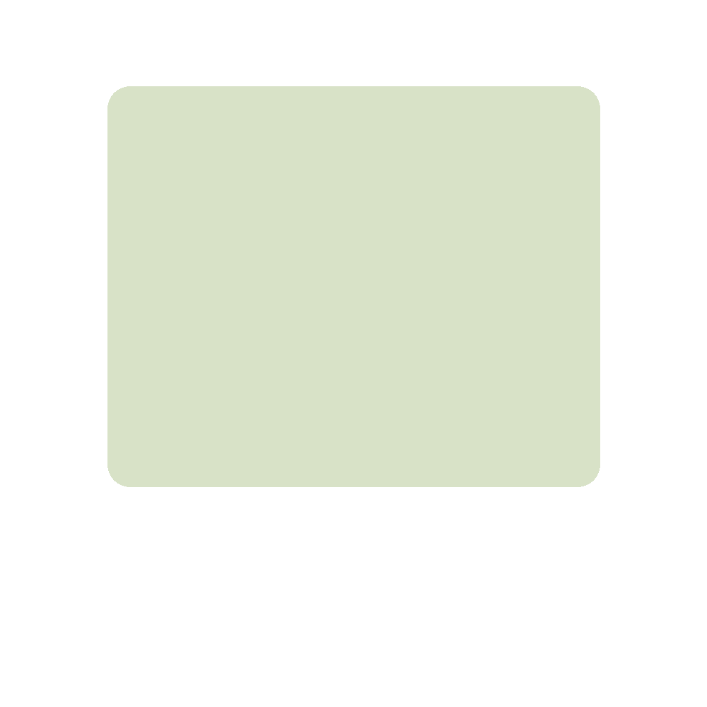 Milk Green colour swatch, Kexcelled code 9.077, hex #D8E2C7