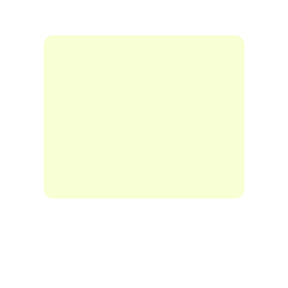 Mint Green colour swatch, Kexcelled code 9.078, hex #F9FFD4
