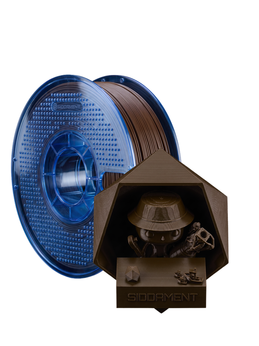 Matte Mocha PETG V2 spool with 3D printed parts