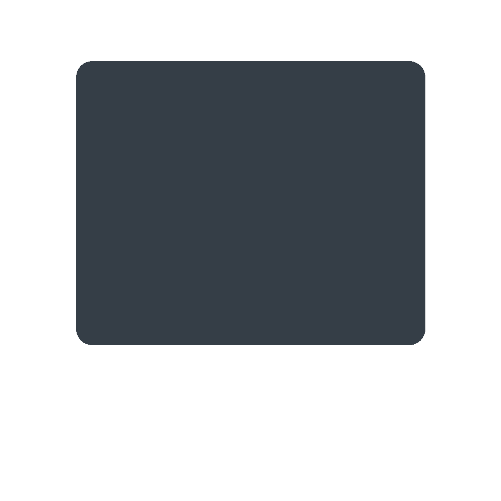 Matte Navy colour swatch, Kexcelled code 8.077, hex #353E47