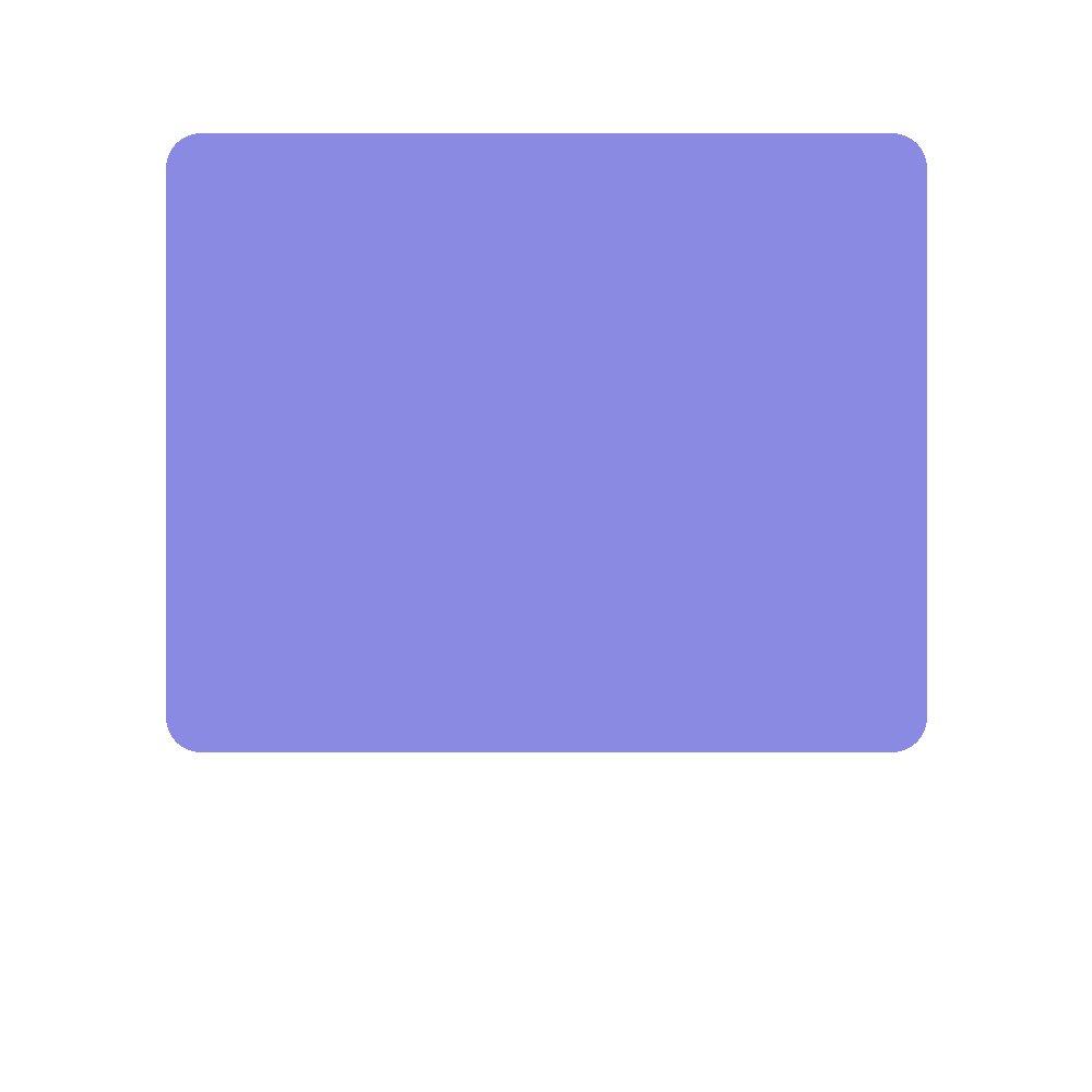 Noble Purple colour swatch, Kexcelled code 8.079, hex #8A8AE2