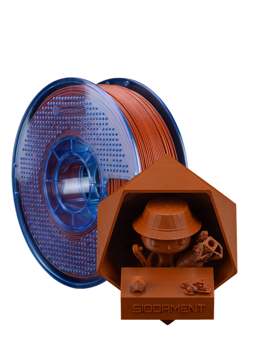 Matte Red PETG V2 spool with 3D printed parts