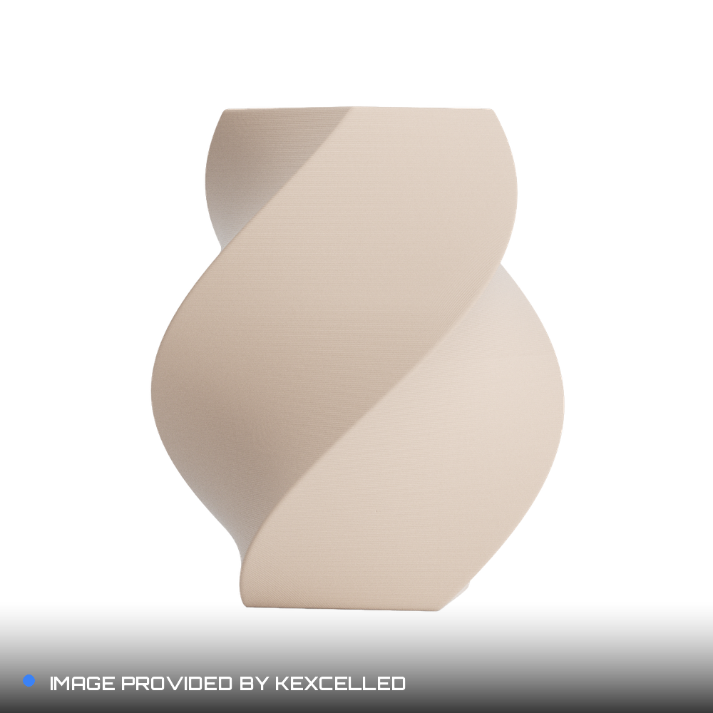 Matte SK Skin PLA V4 printed sample, image provided by Kexcelled