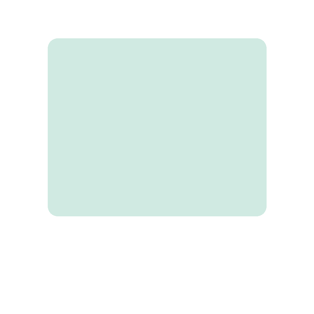 Slender Green colour swatch, Kexcelled code 1.077, hex #D0EAE2