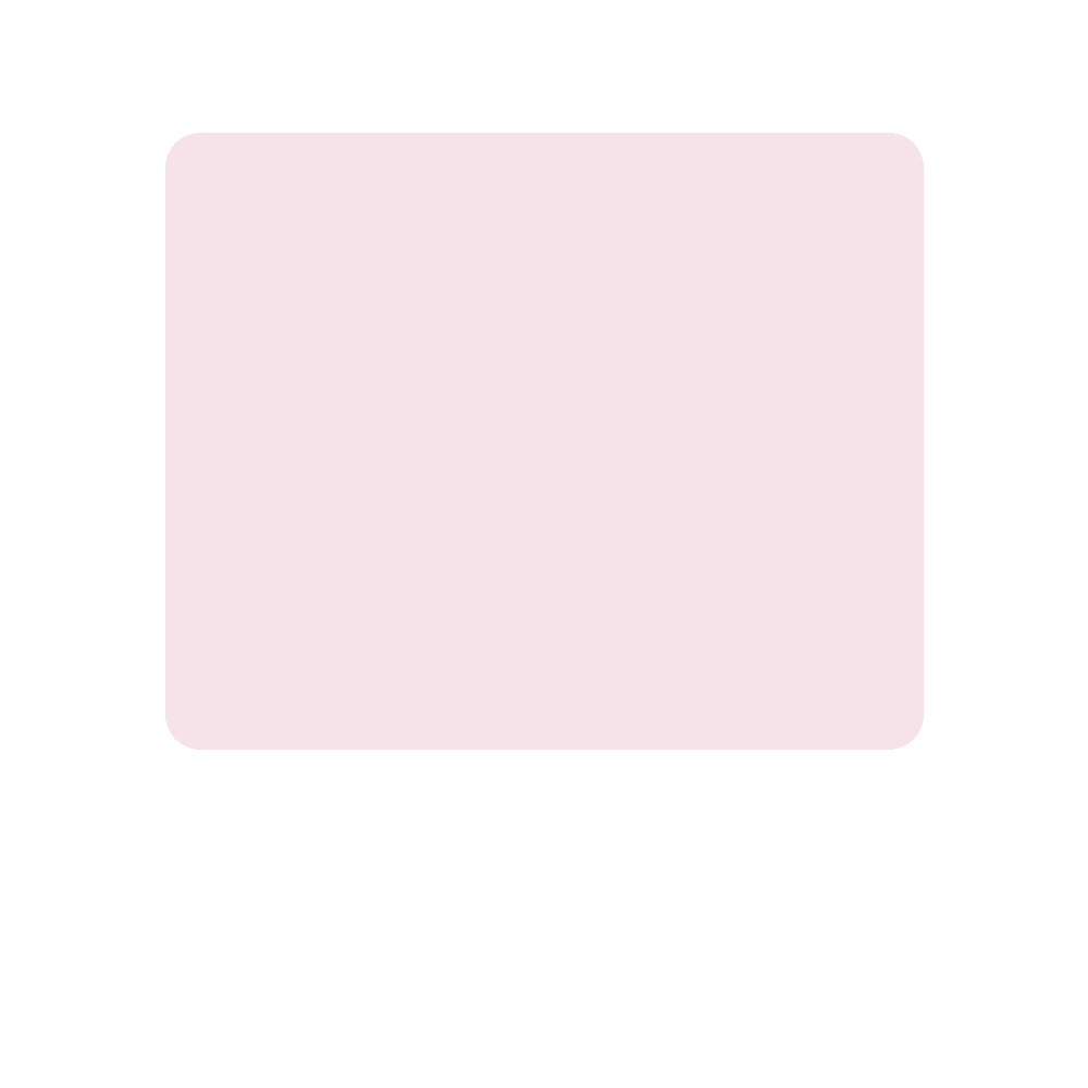 Slender Pink colour swatch, Kexcelled code 1.025, hex #F6E2E9