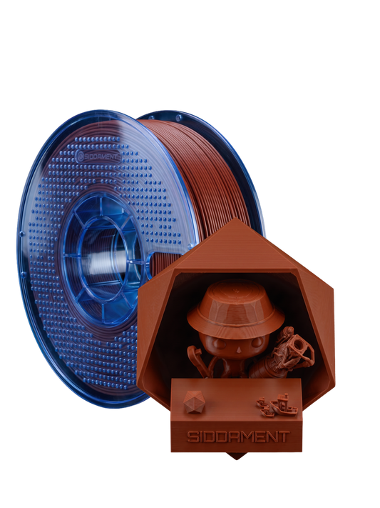 Matte Terracotta PETG V2 spool with 3D printed parts