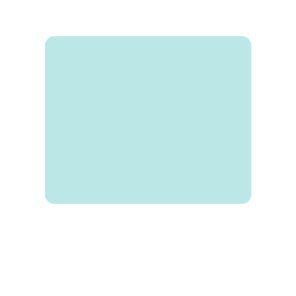 Vivid Cyan colour swatch, Kexcelled code 5.025, hex #BBE8E7