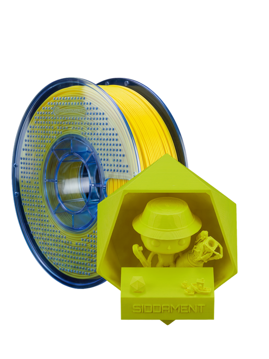 Matte Yellow PETG V2 spool with 3D printed parts