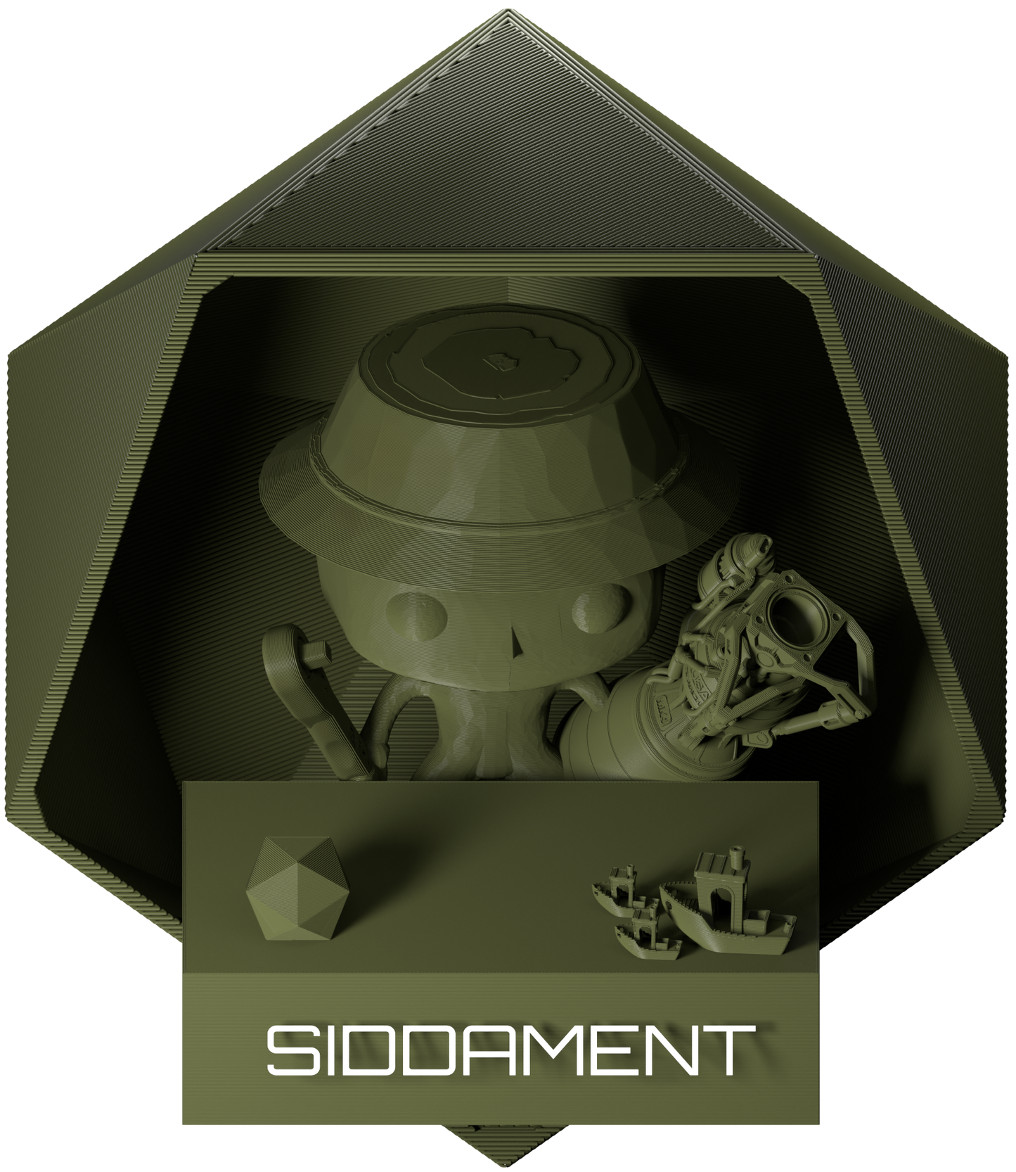 Matte Olive Green PLA V2