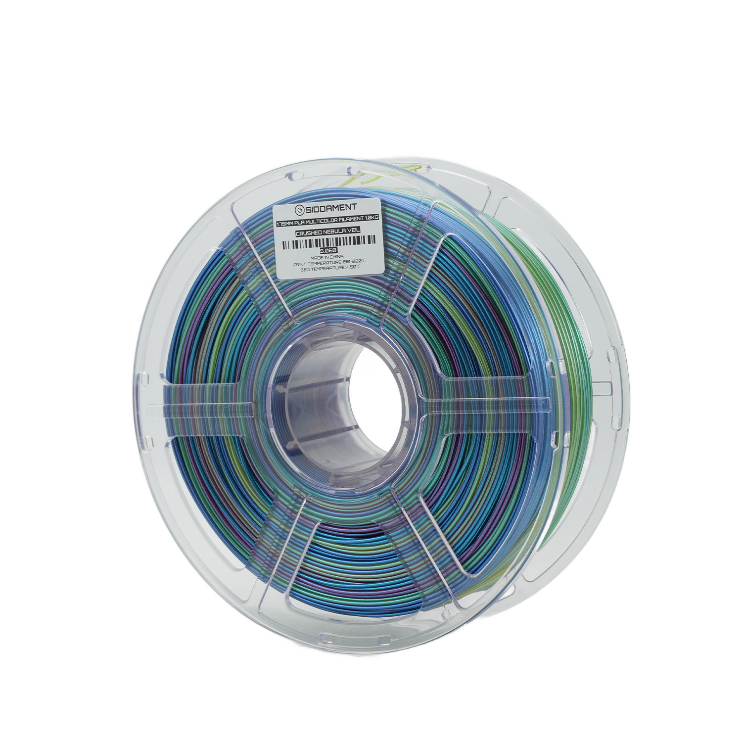 Crushed Nebula Veil Gradient PLA Filament 1.75mm 1kg | SIDDAMENT