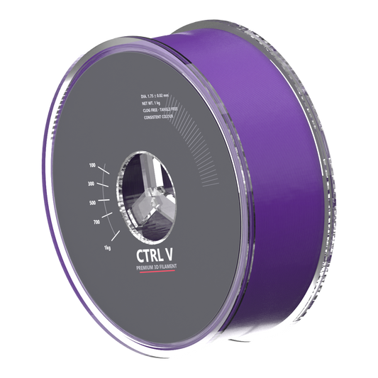 PETG Dual Color Black+Purple 3D printer filament spool