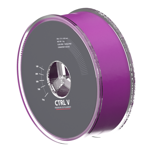 PETG Purple 3D printer filament spool