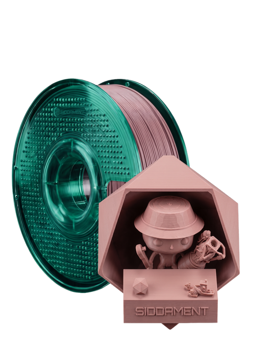 Pink ASA V2 1.75mm 1kg filament and printed parts