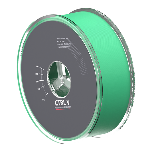 PLA Matte Emerald Green 3D printer filament spool