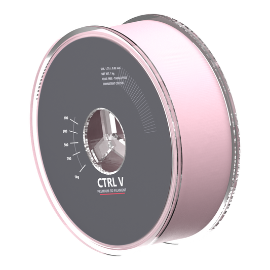 PLA Matte Pastel Pink 3D printer filament spool