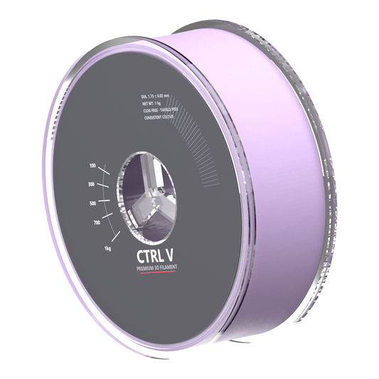 PLA Matte Pastel Purple 3D printer filament spool