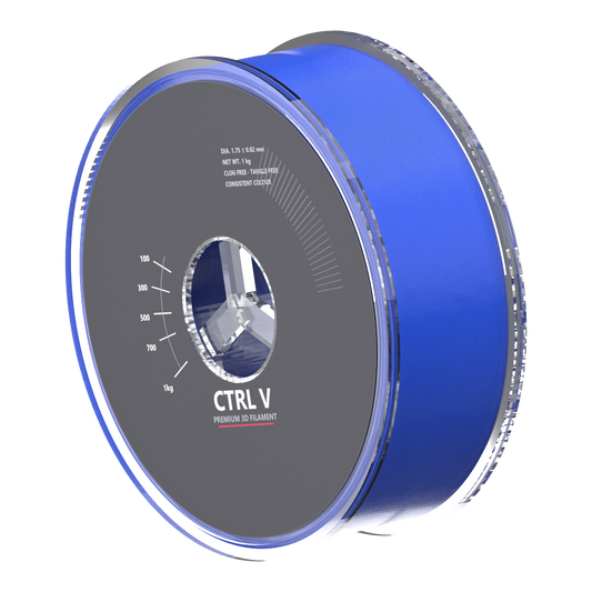 PLA Pro Blue 3D printer filament spool