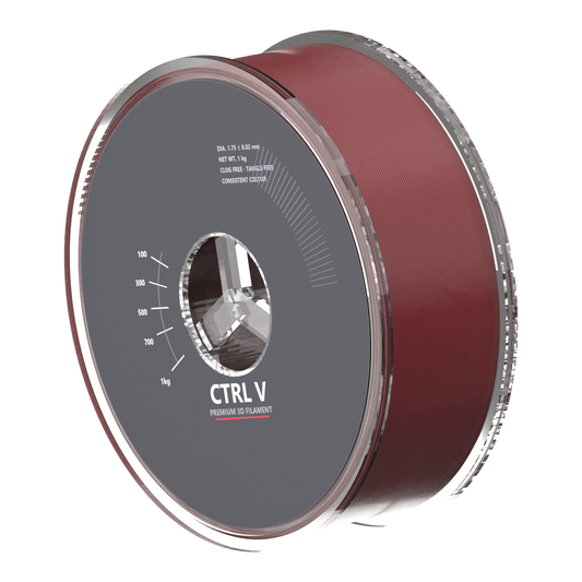 PLA Pro Bordeaux Red 3D printer filament spool