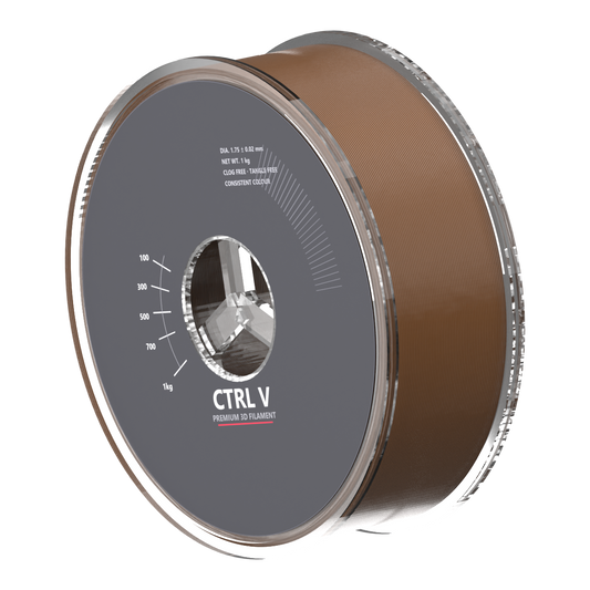 PLA Pro Brown 3D printer filament spool