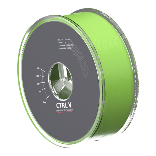 PLA Pro Light Green 3D printer filament spool