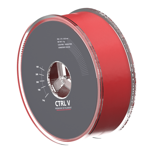 PLA Pro Red 3D printer filament spool