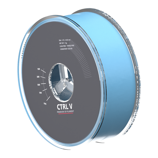 PLA Pro Sky Blue 3D printer filament spool