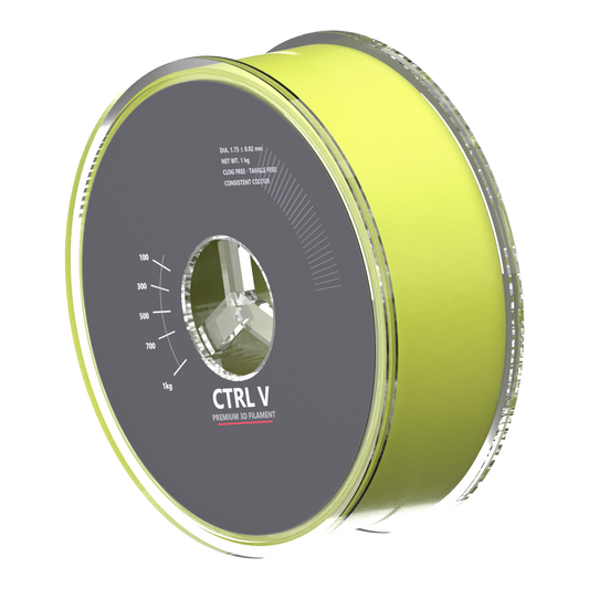 PLA Silk Cyan Gold 3D printer filament spool