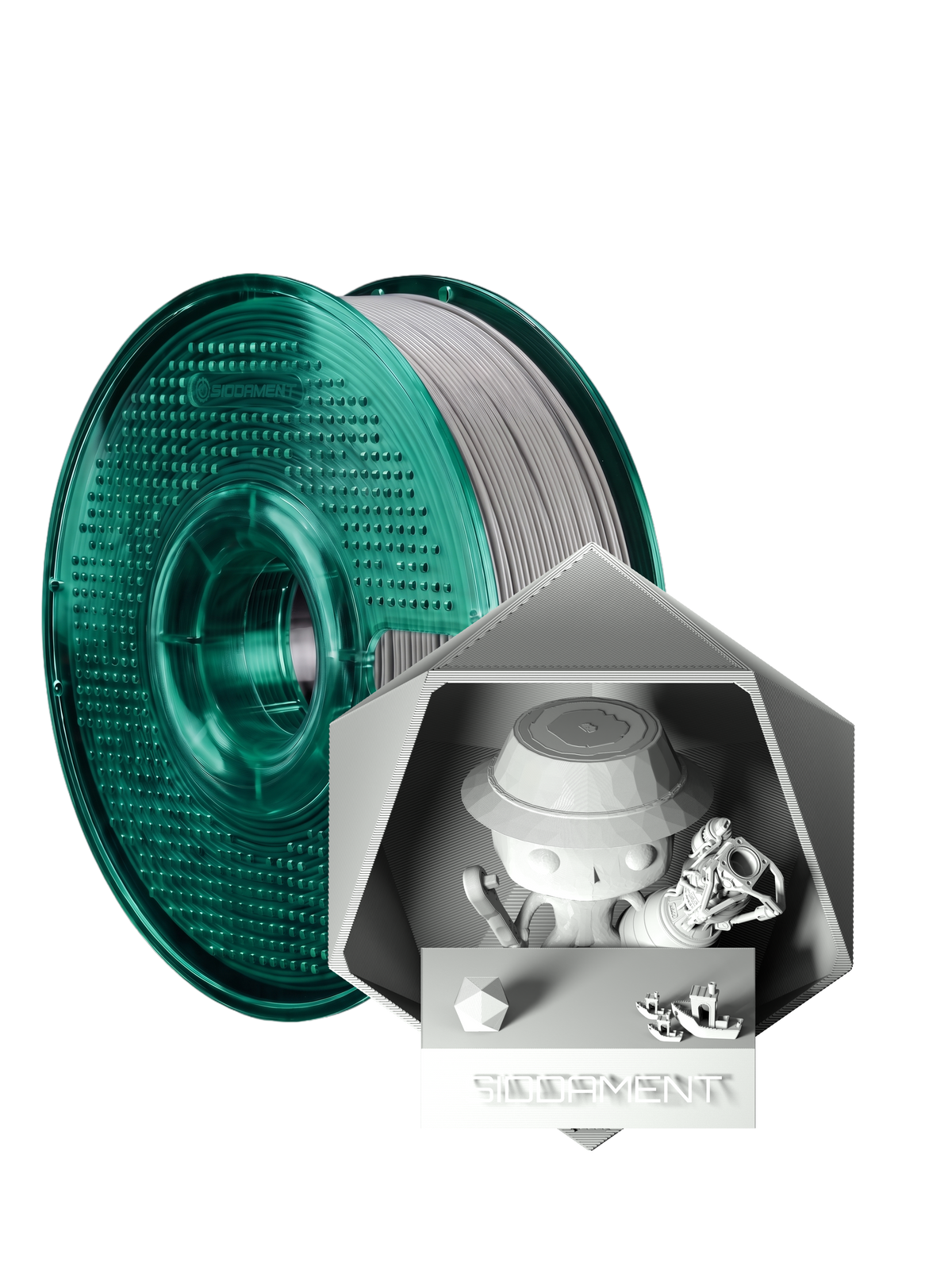 Pure White ASA V2 1.75mm 1kg filament