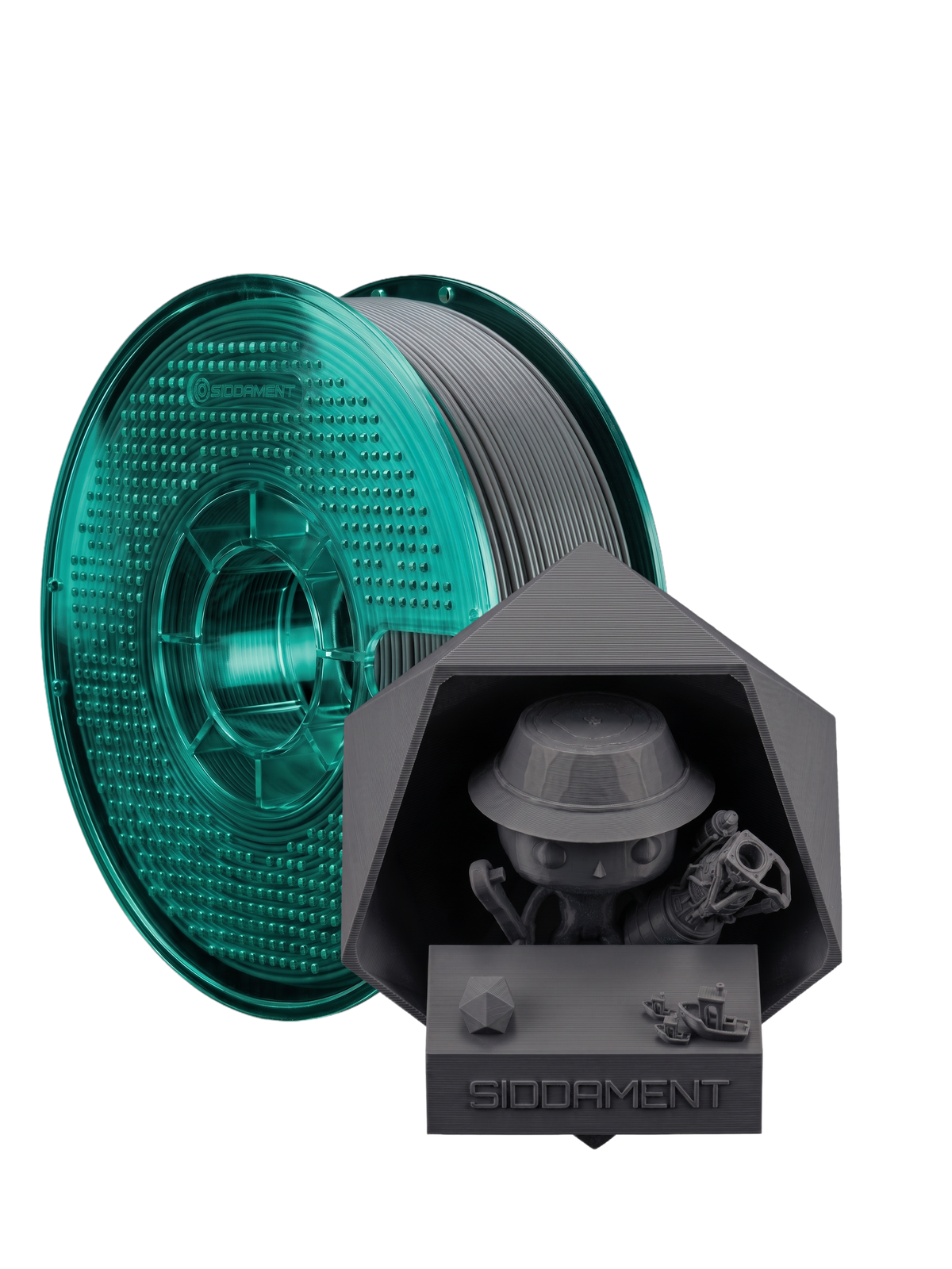 Matte Titanium Grey ASA V2 1.75mm 1kg filament