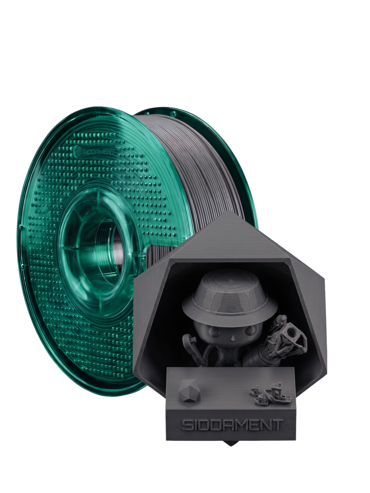 Matte Titanium Grey ASA V2 1.75mm 1kg filament